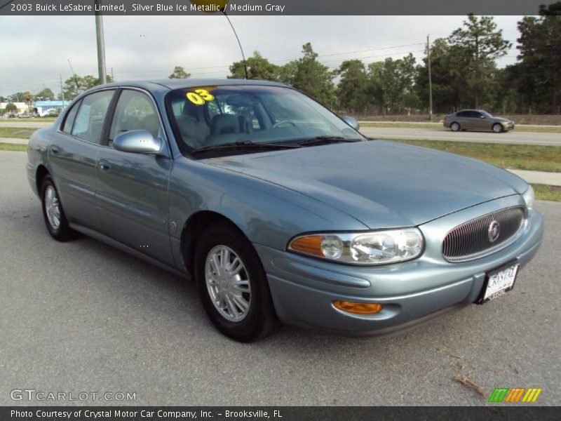 Silver Blue Ice Metallic / Medium Gray 2003 Buick LeSabre Limited