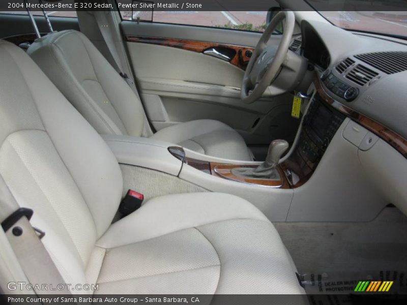 Pewter Silver Metallic / Stone 2004 Mercedes-Benz E 320 Sedan