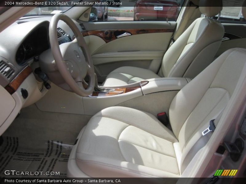 Pewter Silver Metallic / Stone 2004 Mercedes-Benz E 320 Sedan