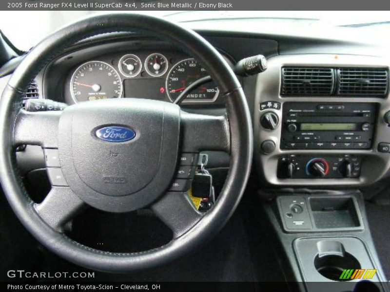 Sonic Blue Metallic / Ebony Black 2005 Ford Ranger FX4 Level II SuperCab 4x4