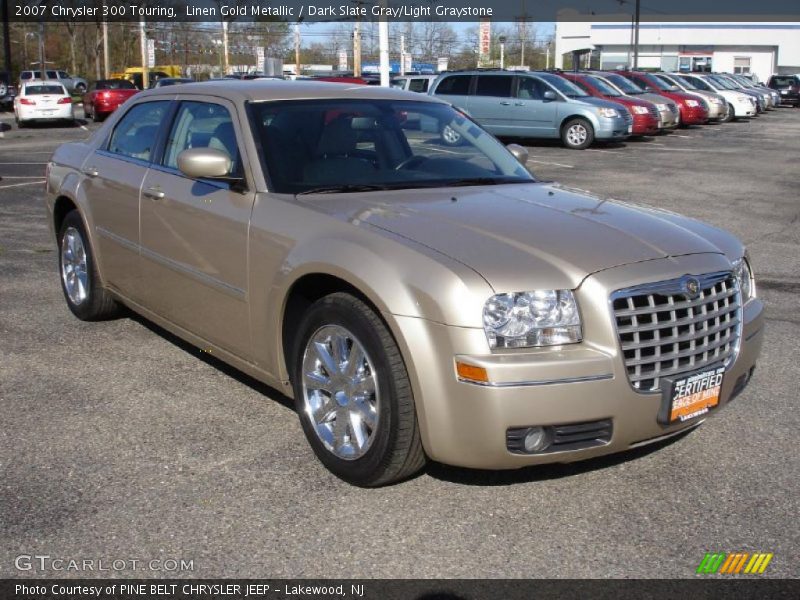 Linen Gold Metallic / Dark Slate Gray/Light Graystone 2007 Chrysler 300 Touring
