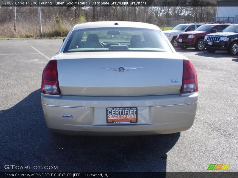 Linen Gold Metallic / Dark Slate Gray/Light Graystone 2007 Chrysler 300 Touring