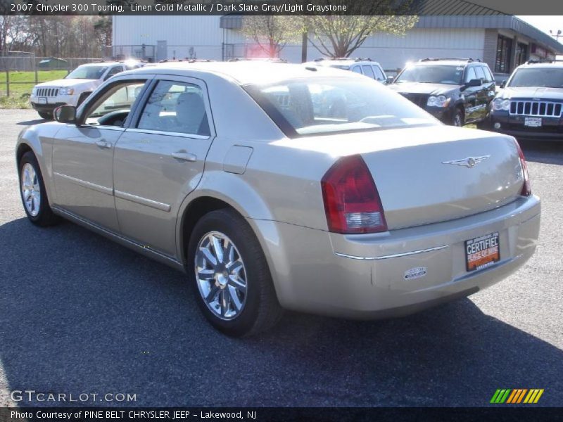 Linen Gold Metallic / Dark Slate Gray/Light Graystone 2007 Chrysler 300 Touring