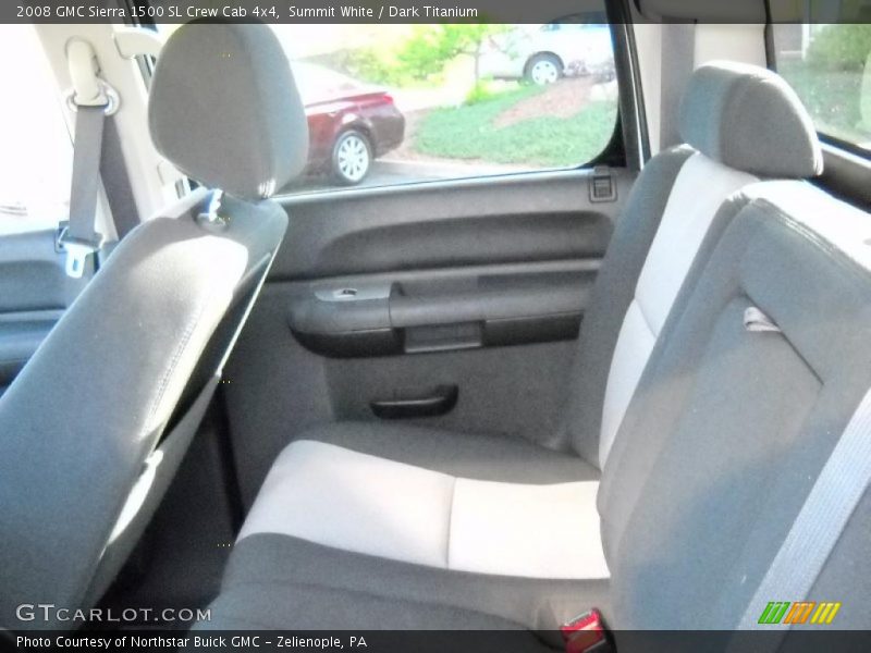 Summit White / Dark Titanium 2008 GMC Sierra 1500 SL Crew Cab 4x4
