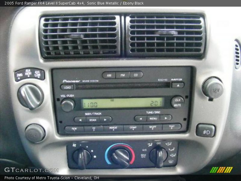 Sonic Blue Metallic / Ebony Black 2005 Ford Ranger FX4 Level II SuperCab 4x4