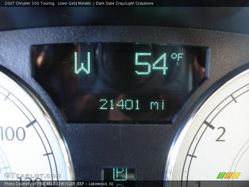 Linen Gold Metallic / Dark Slate Gray/Light Graystone 2007 Chrysler 300 Touring