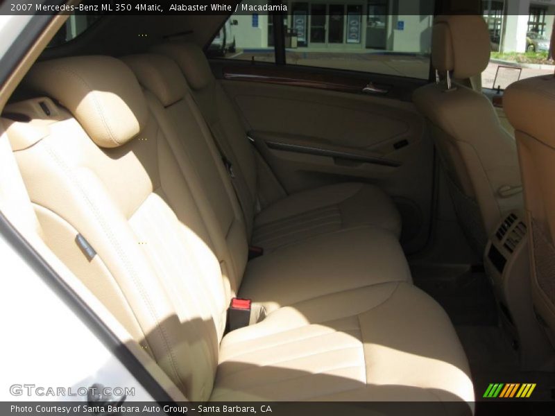 Alabaster White / Macadamia 2007 Mercedes-Benz ML 350 4Matic