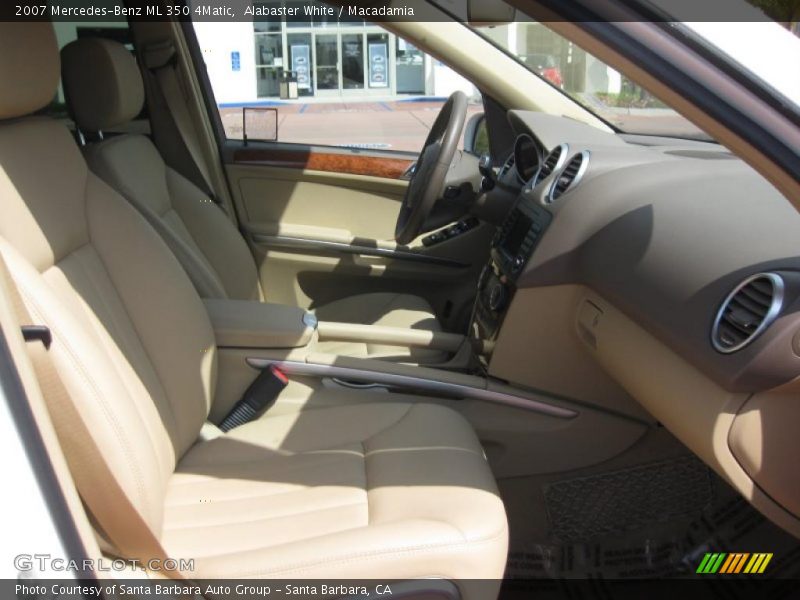 Alabaster White / Macadamia 2007 Mercedes-Benz ML 350 4Matic