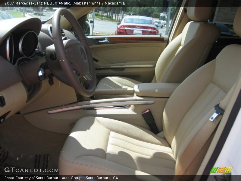 Alabaster White / Macadamia 2007 Mercedes-Benz ML 350 4Matic