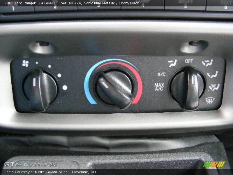 Sonic Blue Metallic / Ebony Black 2005 Ford Ranger FX4 Level II SuperCab 4x4