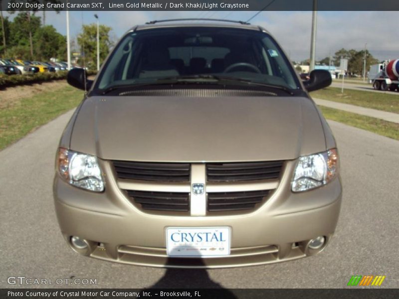 Linen Gold Metallic / Dark Khaki/Light Graystone 2007 Dodge Grand Caravan SXT