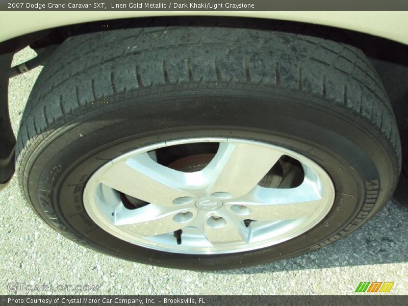 Linen Gold Metallic / Dark Khaki/Light Graystone 2007 Dodge Grand Caravan SXT