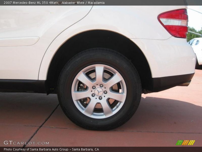 Alabaster White / Macadamia 2007 Mercedes-Benz ML 350 4Matic