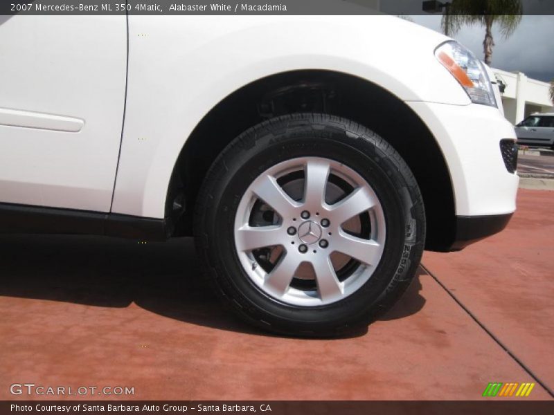 Alabaster White / Macadamia 2007 Mercedes-Benz ML 350 4Matic