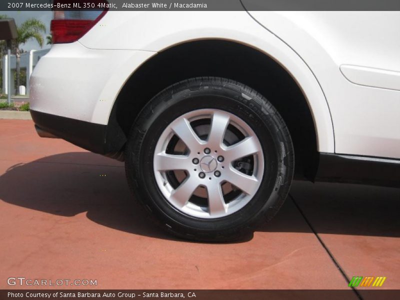 Alabaster White / Macadamia 2007 Mercedes-Benz ML 350 4Matic