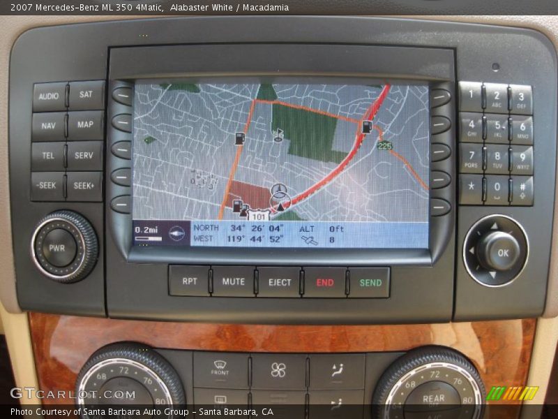 Alabaster White / Macadamia 2007 Mercedes-Benz ML 350 4Matic