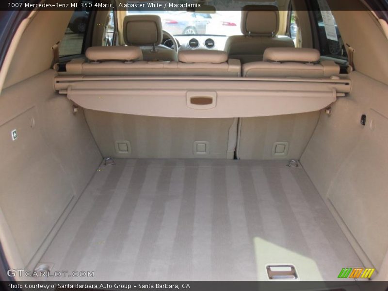 Alabaster White / Macadamia 2007 Mercedes-Benz ML 350 4Matic