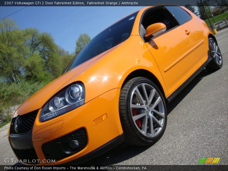Fahrenheit Orange / Anthracite 2007 Volkswagen GTI 2 Door Fahrenheit Edition