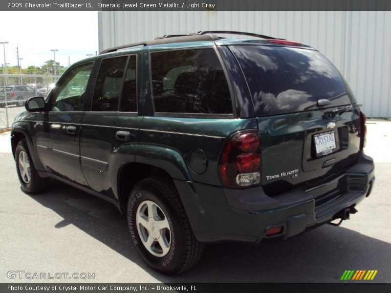 Emerald Jewel Green Metallic / Light Gray 2005 Chevrolet TrailBlazer LS