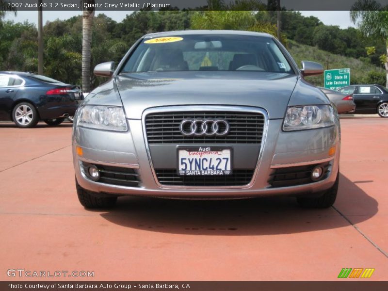 Quartz Grey Metallic / Platinum 2007 Audi A6 3.2 Sedan