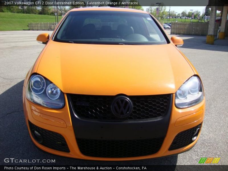 Fahrenheit Orange / Anthracite 2007 Volkswagen GTI 2 Door Fahrenheit Edition