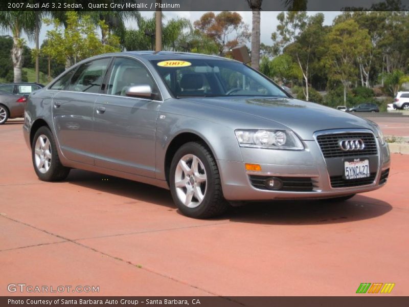 Quartz Grey Metallic / Platinum 2007 Audi A6 3.2 Sedan