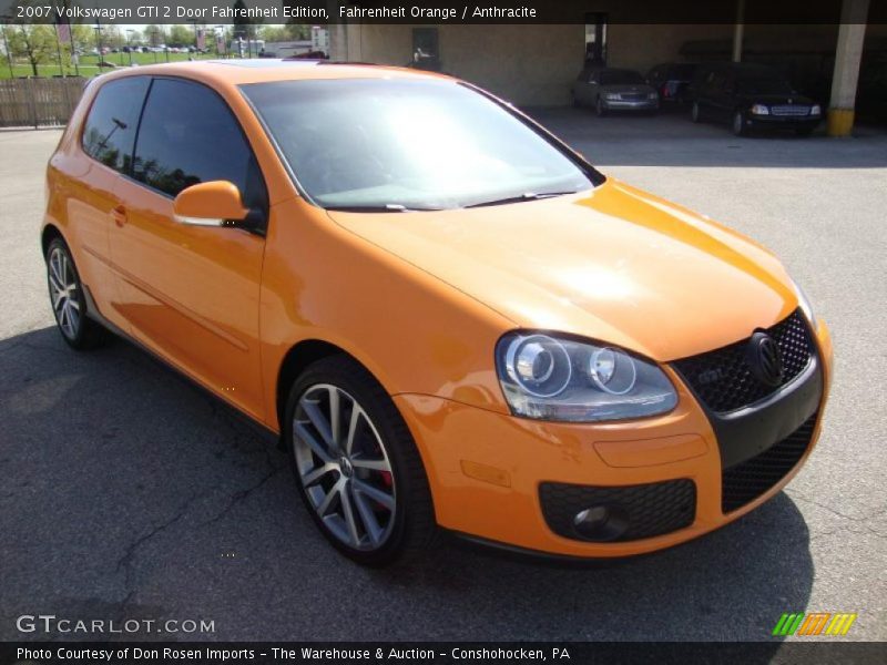 Fahrenheit Orange / Anthracite 2007 Volkswagen GTI 2 Door Fahrenheit Edition