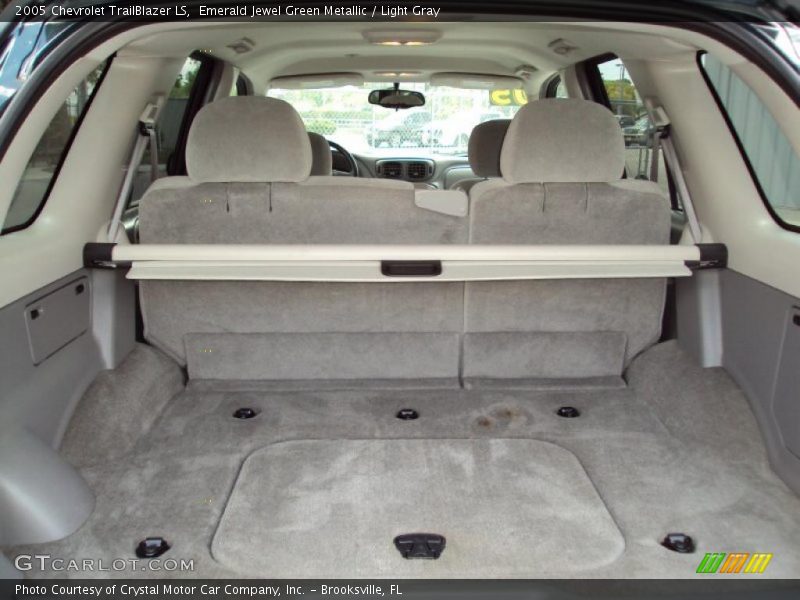Emerald Jewel Green Metallic / Light Gray 2005 Chevrolet TrailBlazer LS