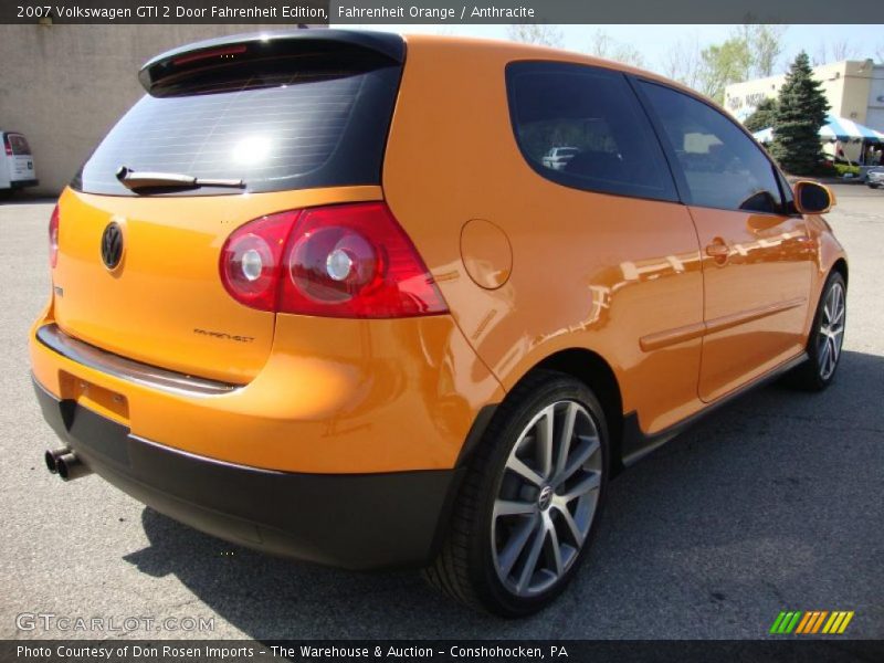 Fahrenheit Orange / Anthracite 2007 Volkswagen GTI 2 Door Fahrenheit Edition