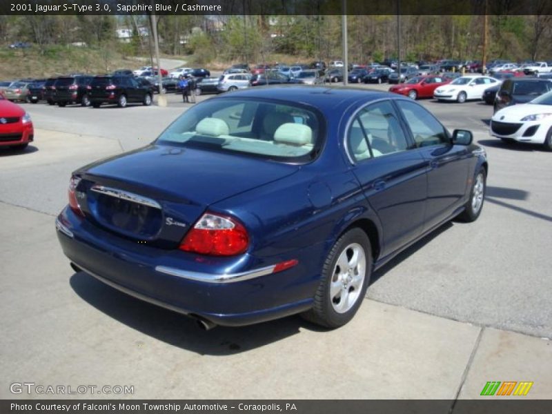 Sapphire Blue / Cashmere 2001 Jaguar S-Type 3.0
