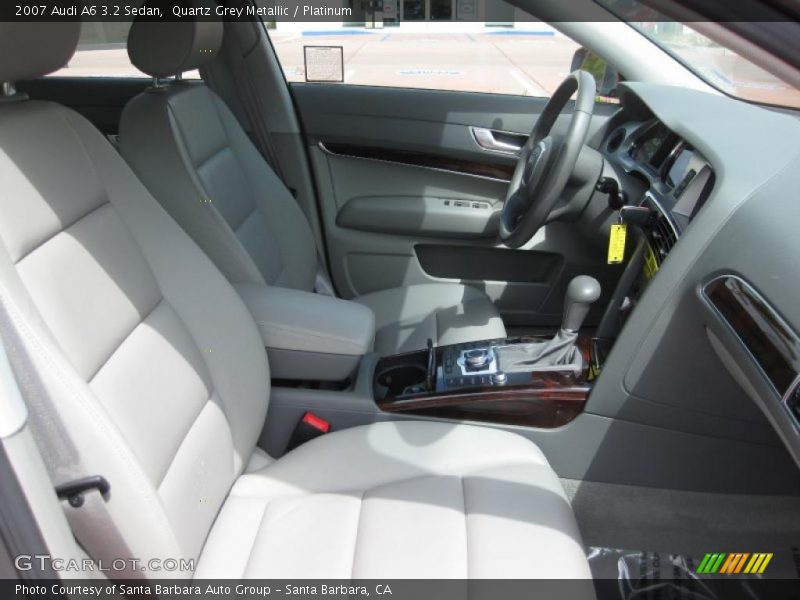 Quartz Grey Metallic / Platinum 2007 Audi A6 3.2 Sedan