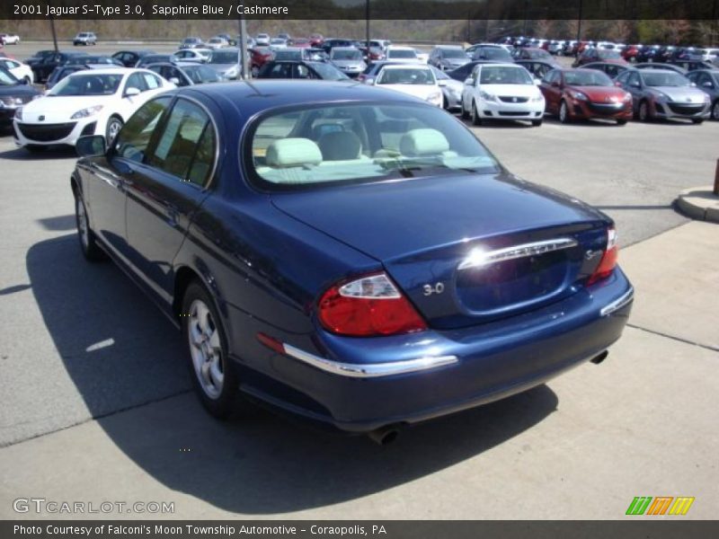 Sapphire Blue / Cashmere 2001 Jaguar S-Type 3.0