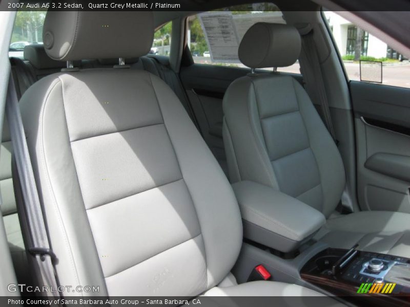 Quartz Grey Metallic / Platinum 2007 Audi A6 3.2 Sedan
