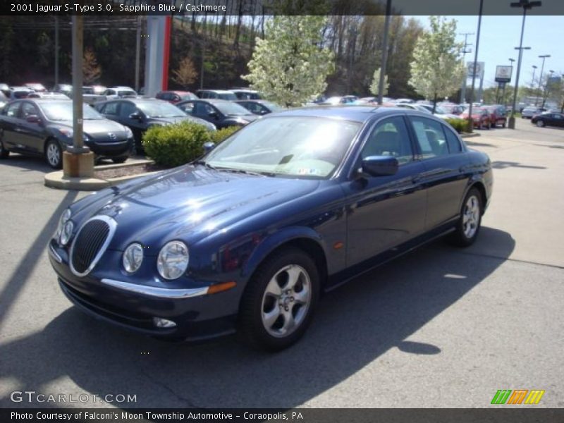 Sapphire Blue / Cashmere 2001 Jaguar S-Type 3.0