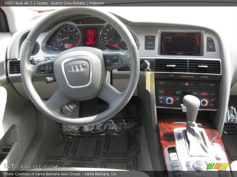 Quartz Grey Metallic / Platinum 2007 Audi A6 3.2 Sedan