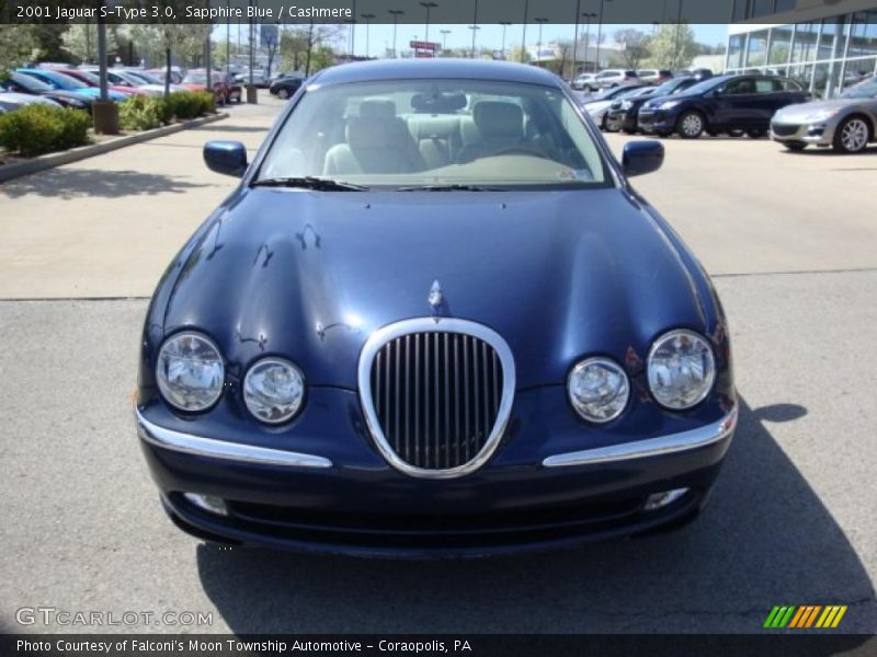 Sapphire Blue / Cashmere 2001 Jaguar S-Type 3.0