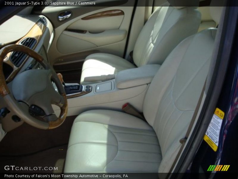 Sapphire Blue / Cashmere 2001 Jaguar S-Type 3.0