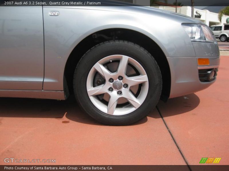 Quartz Grey Metallic / Platinum 2007 Audi A6 3.2 Sedan