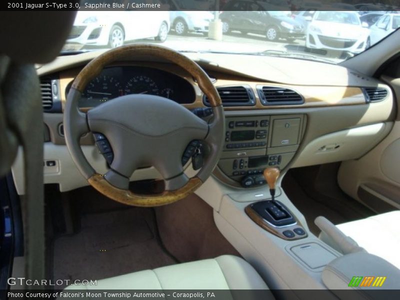 Sapphire Blue / Cashmere 2001 Jaguar S-Type 3.0