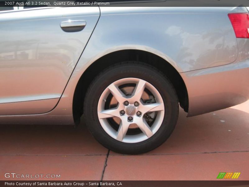 Quartz Grey Metallic / Platinum 2007 Audi A6 3.2 Sedan