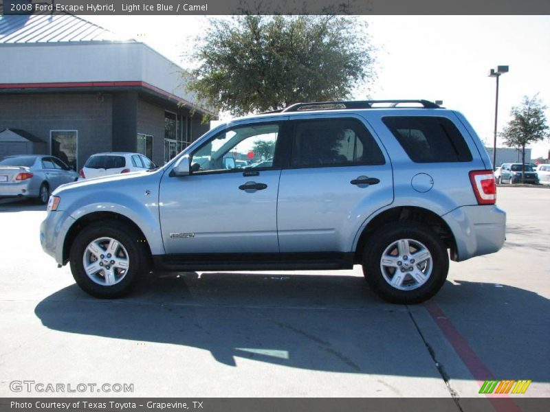 Light Ice Blue / Camel 2008 Ford Escape Hybrid