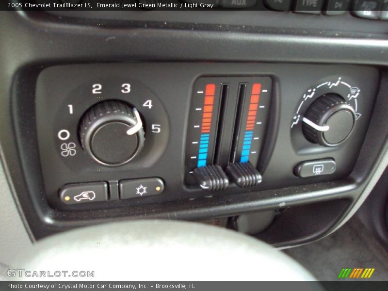 Emerald Jewel Green Metallic / Light Gray 2005 Chevrolet TrailBlazer LS