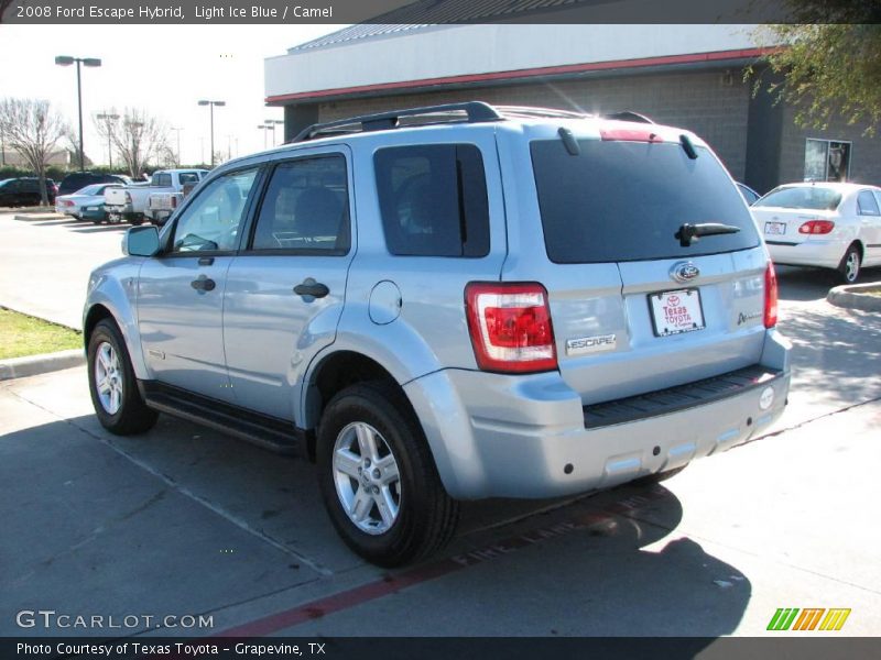 Light Ice Blue / Camel 2008 Ford Escape Hybrid