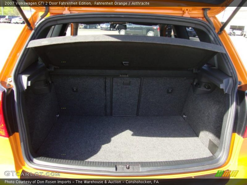 Fahrenheit Orange / Anthracite 2007 Volkswagen GTI 2 Door Fahrenheit Edition