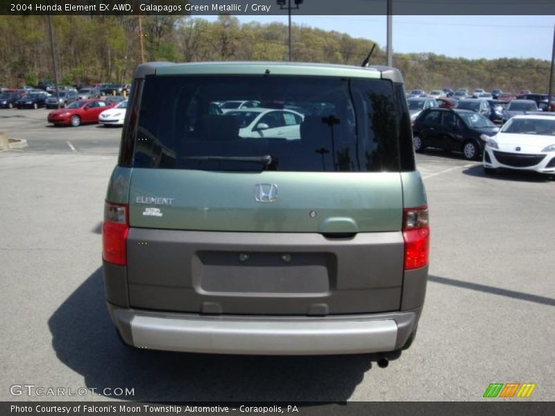 Galapagos Green Metallic / Gray 2004 Honda Element EX AWD