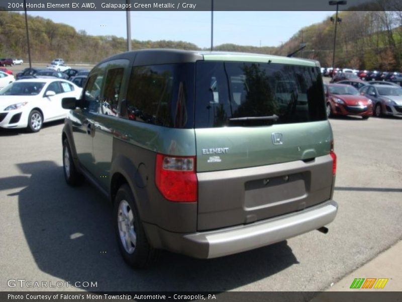 Galapagos Green Metallic / Gray 2004 Honda Element EX AWD