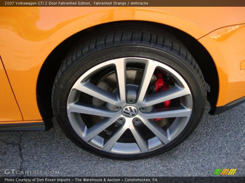 Fahrenheit Orange / Anthracite 2007 Volkswagen GTI 2 Door Fahrenheit Edition