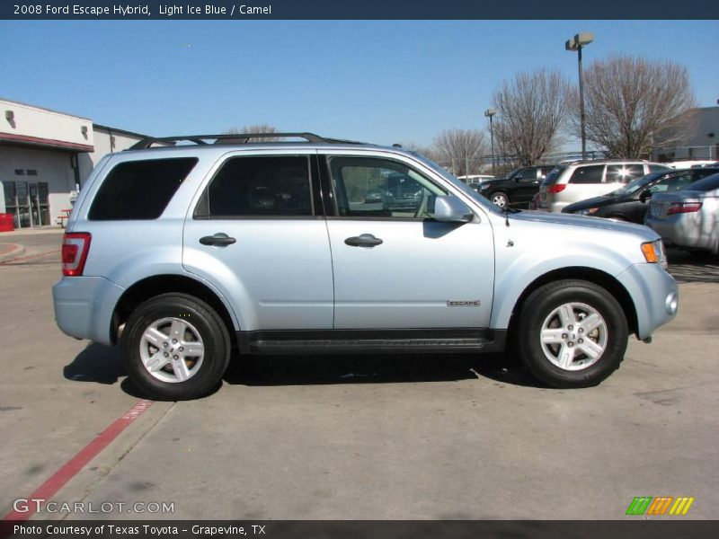 Light Ice Blue / Camel 2008 Ford Escape Hybrid