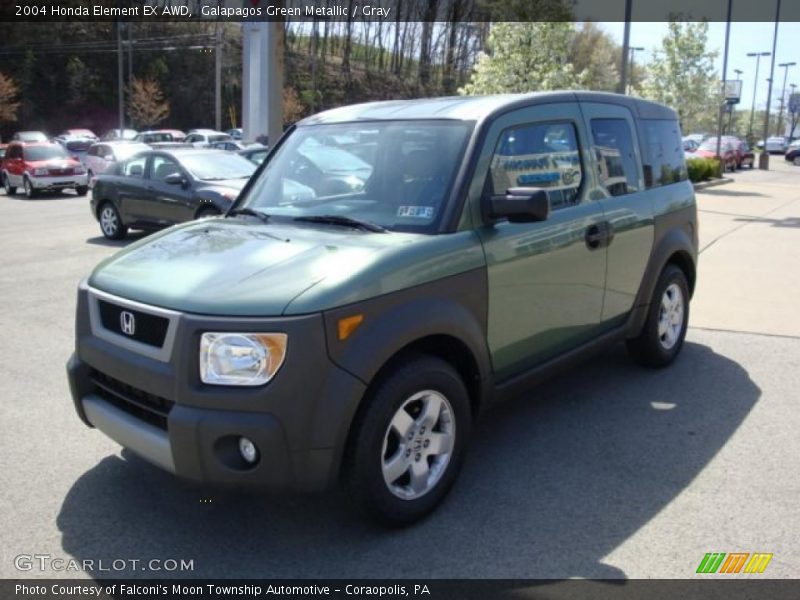 Galapagos Green Metallic / Gray 2004 Honda Element EX AWD