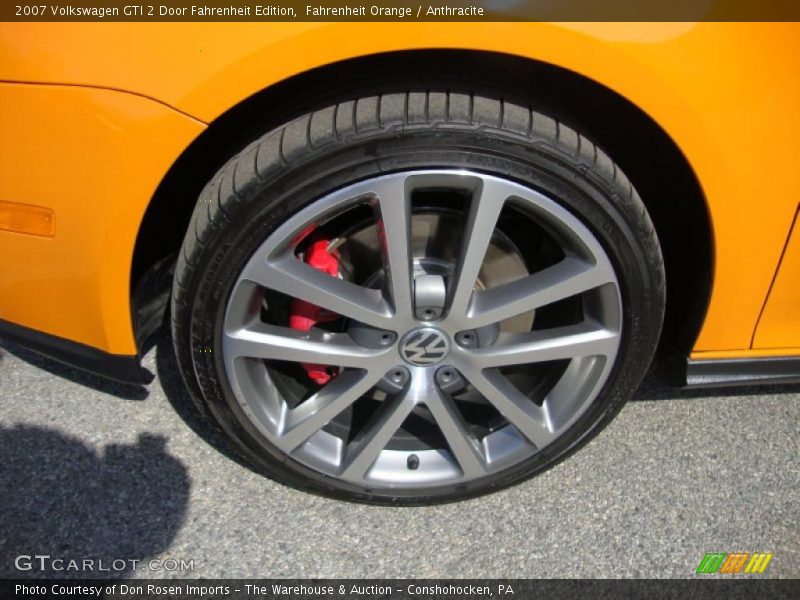 Fahrenheit Orange / Anthracite 2007 Volkswagen GTI 2 Door Fahrenheit Edition